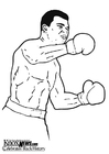 Dibujos para colorear Muhammad Ali