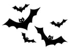 Dibujos para colorear murciélago