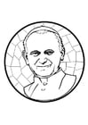 Dibujos para colorear Papa Juan Pablo II