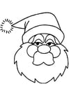Dibujos para colorear Papá Noel - Santa Claus