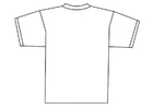 Dibujos para colorear parte trasera de camiseta