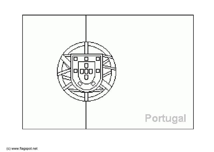 Dibujo para colorear Portugal