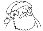 Dibujos para colorear Santa Claus