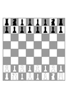 Dibujos para colorear tablero de ajedrez