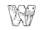 Dibujos para colorear w-walrus