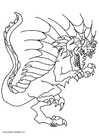 Dibujos para colorear Wart, el dragón