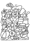 Dibujo para colorear 