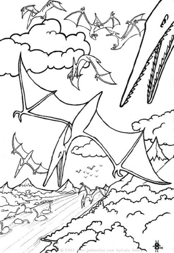 Dinosaurios volando