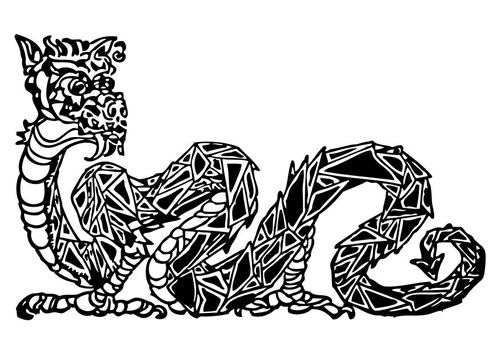 Dibujo para colorear Dragón