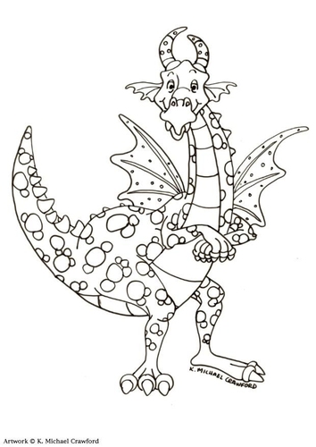 Dibujo para colorear Dragón