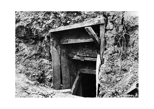 Entrada a refugio alemán