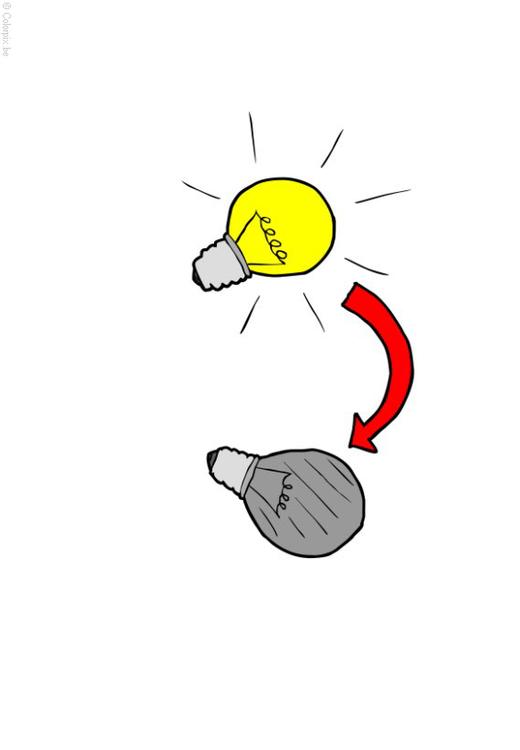 Apagar la luz - ahorro de energía