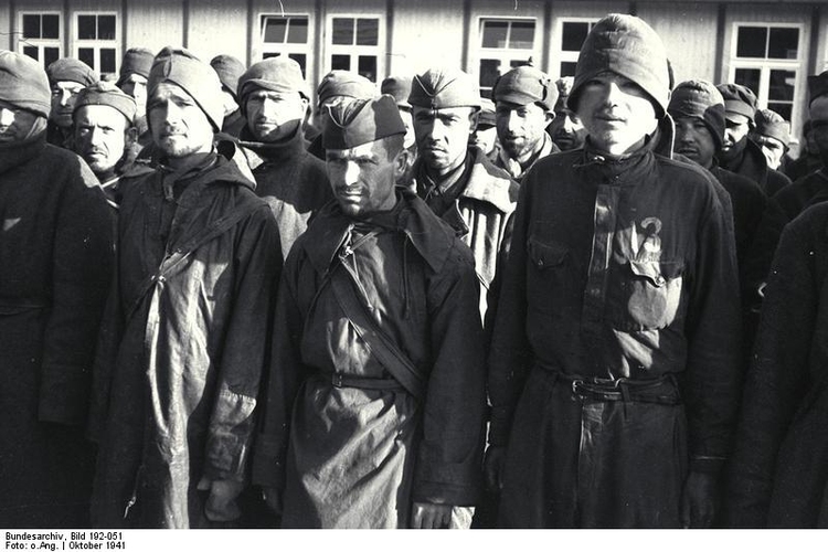 Foto Campo de concentraciÃ³n Mauthausen - soldados prisioneros rusos