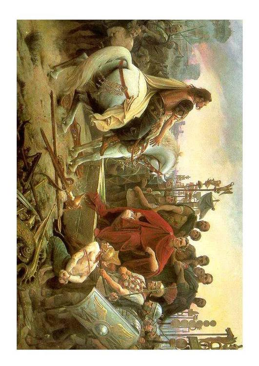 Capitulación de vercingetorix a cesar