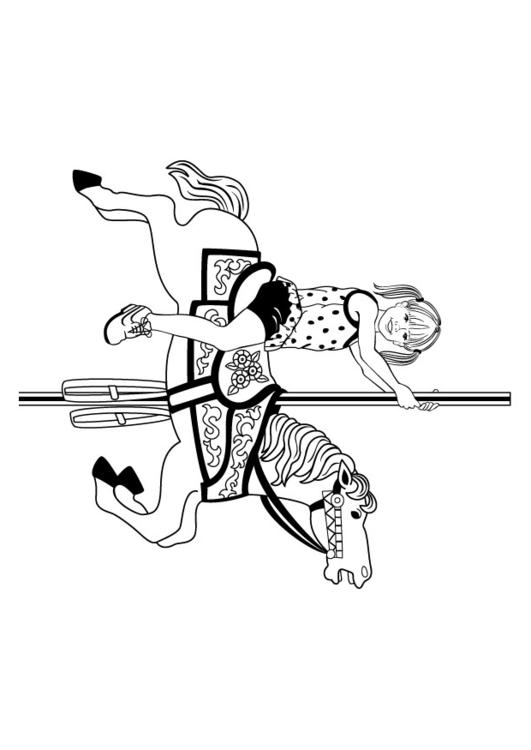 Carrusel con caballitos
