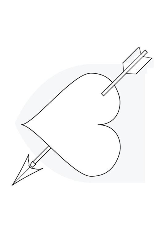 Corazón de cupido