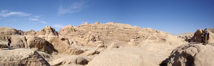 Foto desierto cerca de Petra - Jordania