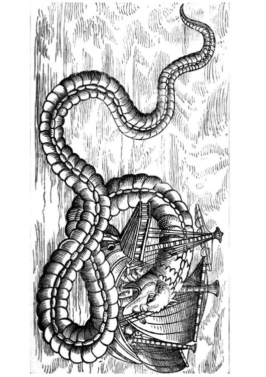 Dragón destruye barco