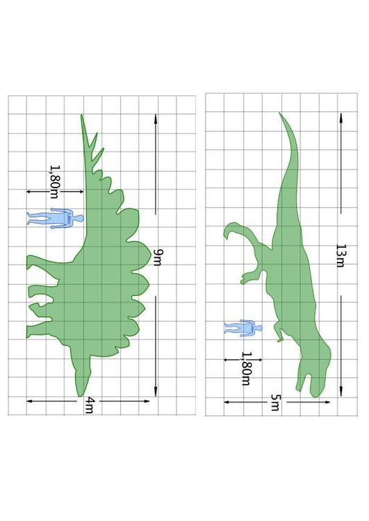 Esquema de dinosaurio