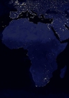 Fotos La tierra por la noche, áreas más urbanizadas de África