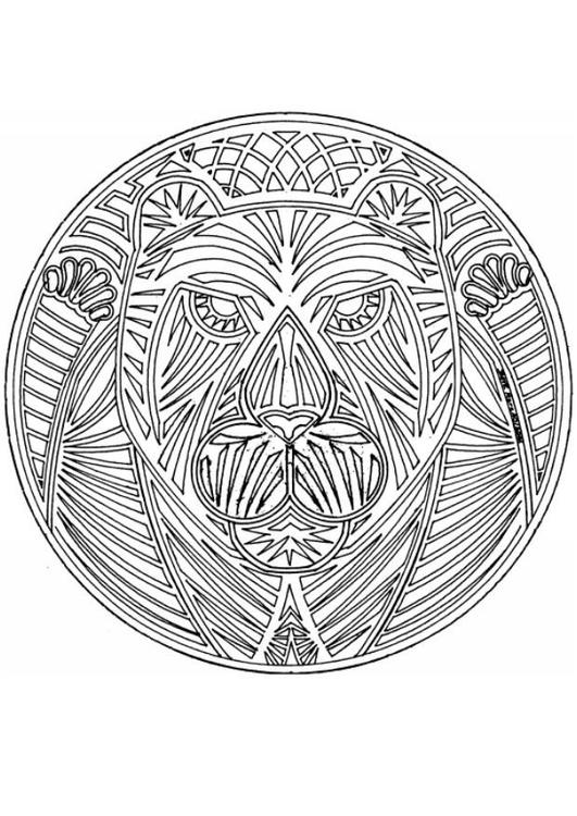 Mandala león