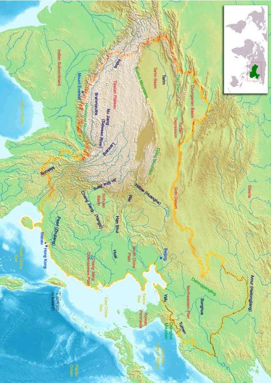 Mapa de china