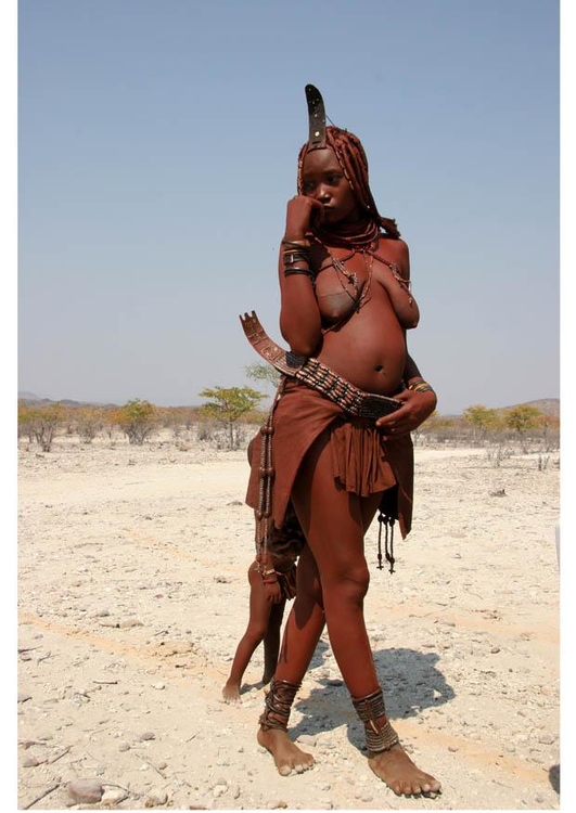Foto Mujer Himba joven, Namibia