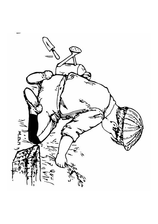 Niño en el jardín