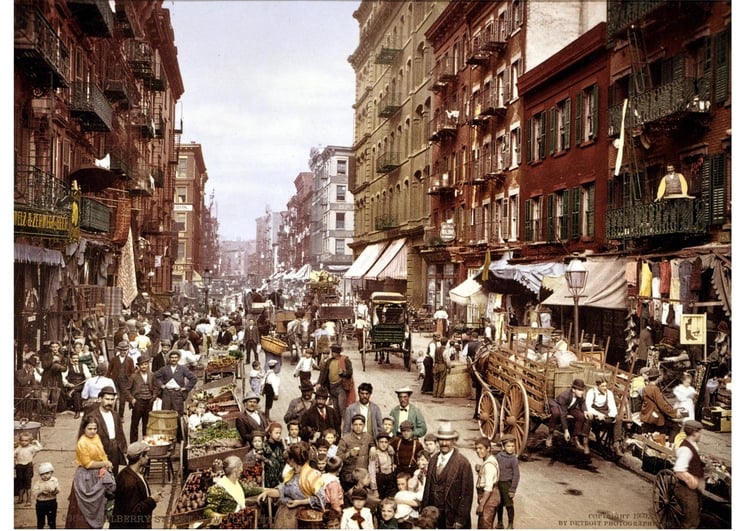 Foto Nueva York - calle Mulberry 1900