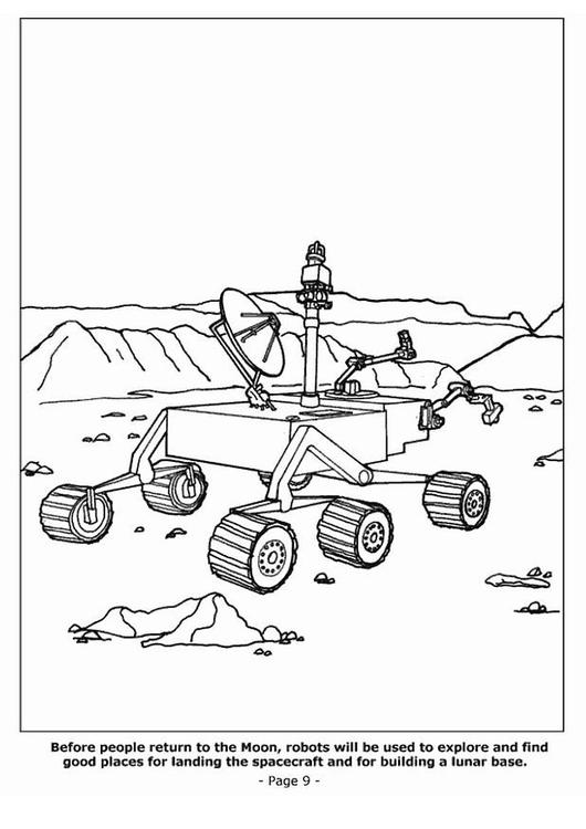 Robots descubriendo la luna