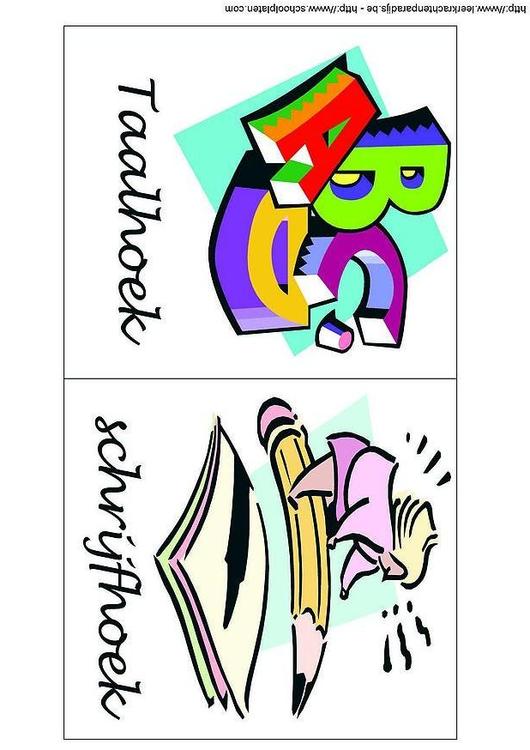 Área de idiomas y zona de escritura