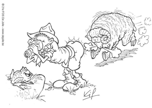 Dibujo para colorear Fotógrafo