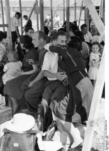 Foto Francia - Beaune-la-Rolande - prisioneros en campo de concentración