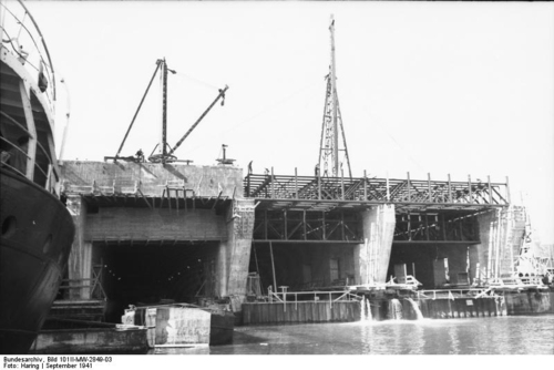 Foto Francia - Brest - construcción del Uboot