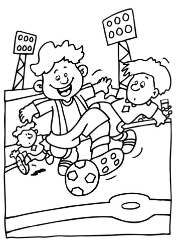 Dibujo para colorear Fútbol