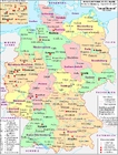 Alemania - mapa político de 2007
