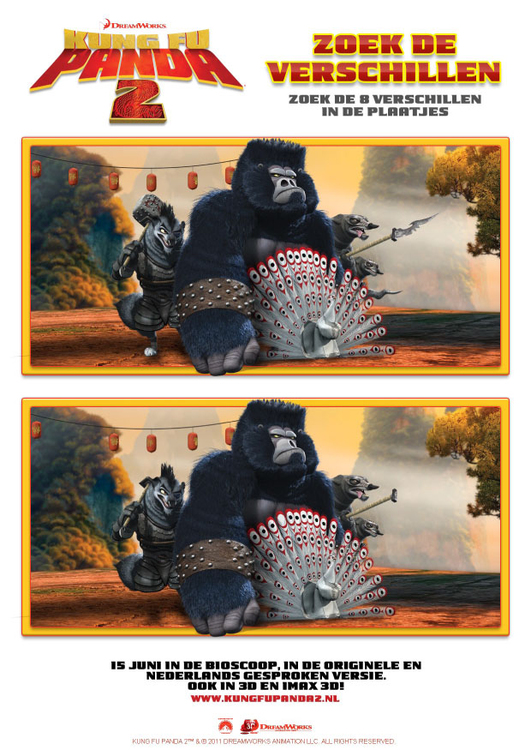 Imagen busca la diferencia - Kung Fu Panda 2