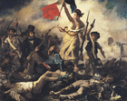 Imagenes Eugene Delacroix - La libertad guiando al pueblo - Revolución francesa