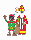 Imagenes Zwarte Piet y San Nicolás
