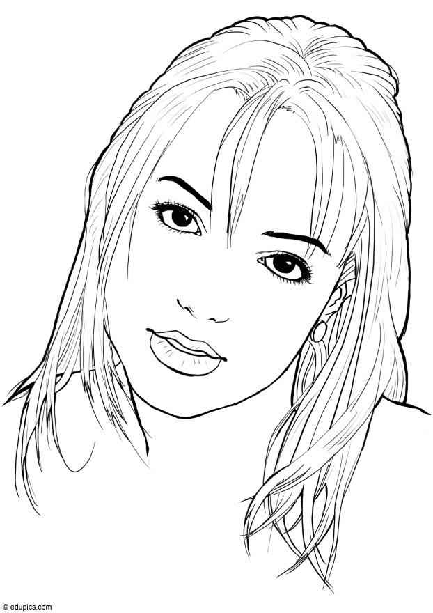 britney spears Dibujo para colorear britney spears