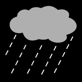 lluvia Dibujo para colorear lluvia