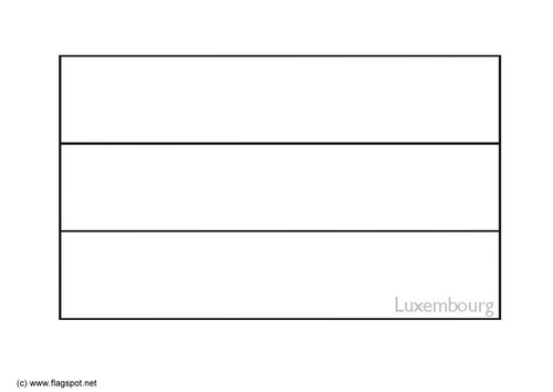 Dibujo para colorear Luxemburgo