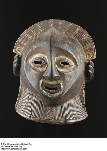 Máscara del Congo del siglo XIX