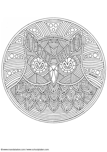 Mandala búho