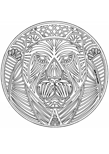 Mandala león
