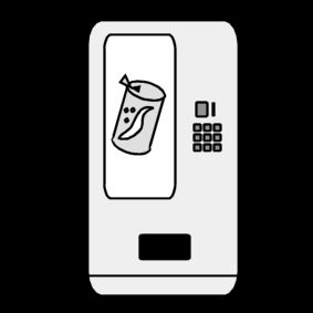 Dibujo para colorear Máquina de bebidas