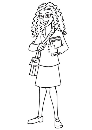 Niña estudiante
