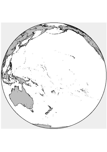Dibujo para colorear Oceanía