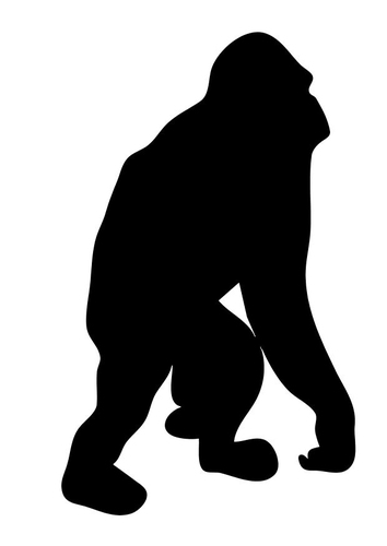 Dibujo para colorear Orangután