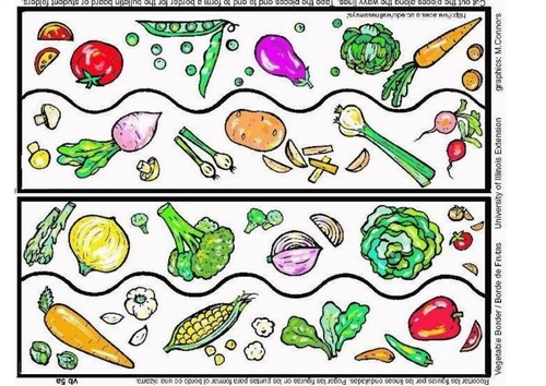 Orla de verduras